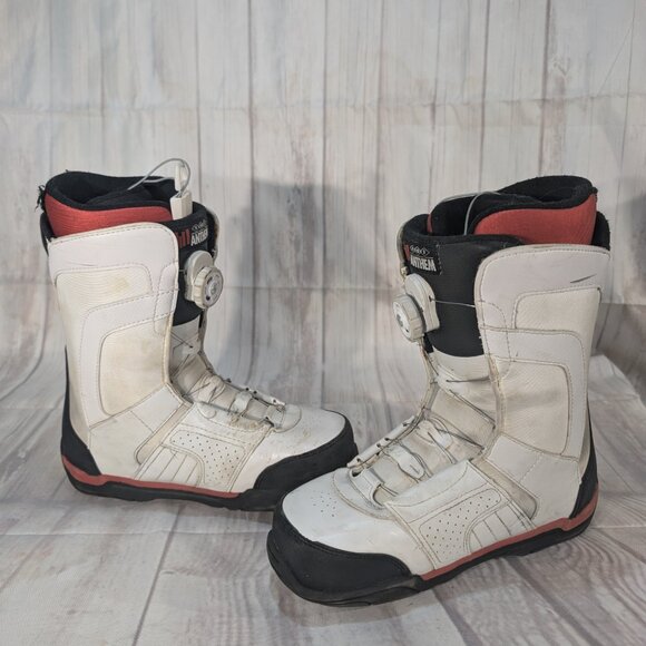 Ride Anthem Boa Coiler Men's 9 White Synthetic Mountaineering Snowboard Boot - Picture 9 of 10